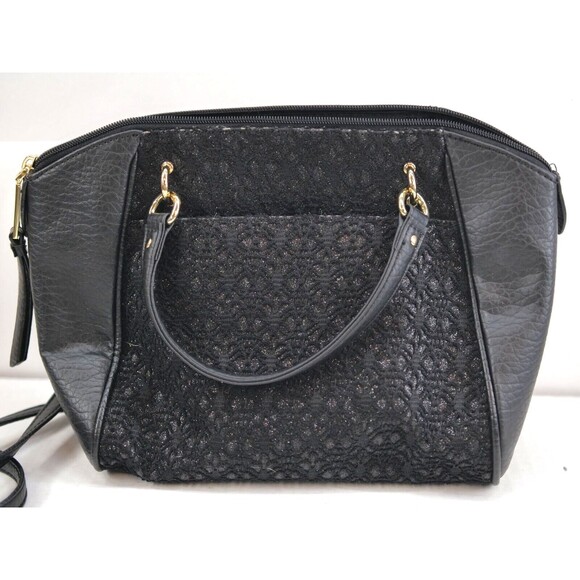 Juicy‎ Couture Black Sparkle and Gold Accent purse Strap - Picture 4 of 9